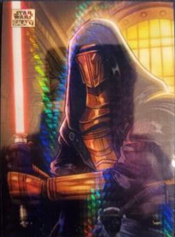 Darth Revan [Prism Refractor] #AS-10 Star Wars 2024 Topps Chrome Galaxy Art of the Sith