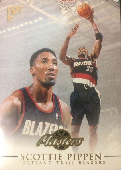 Scottie Pippen #104 Basketball Cards 1999 Topps Gallery