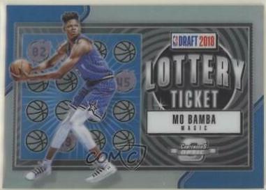 Mo Bamba #6 Basketball Cards 2018 Panini Contenders Optic Lottery Ticket