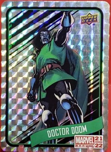 Doctor Doom #B2 Marvel 2021 Upper Deck Annual Backscatters