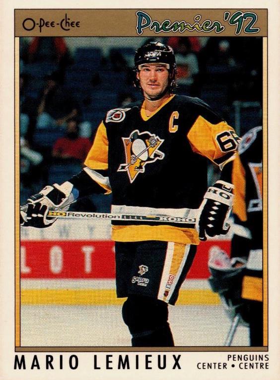 Mario Lemieux #114 Prices | 1992 O-Pee-Chee Premier | Hockey Cards