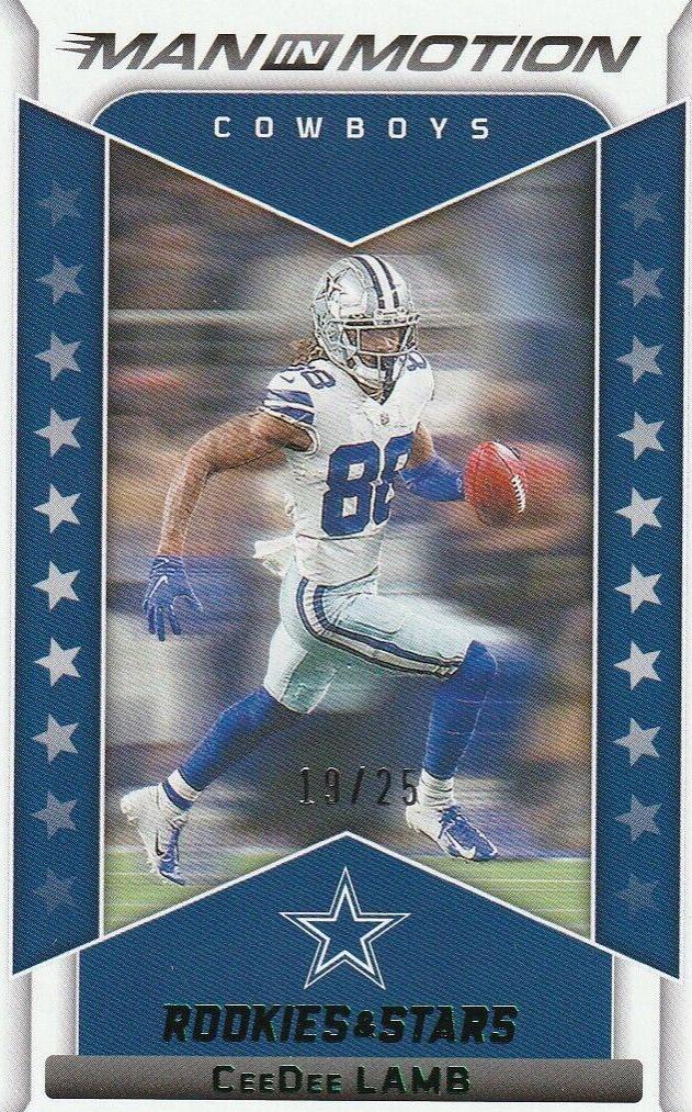 CeeDee Lamb [Green] #MM-20 Football Cards 2022 Panini Rookies & Stars Man In Motion