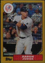 Aaron Judge [Gold] #87-AJ Baseball Cards 2017 Topps Silver Pack Promo