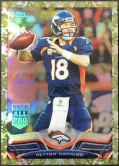 Peyton Manning [Blue Jersey Camo Refractor] #1 Football Cards 2013 Topps Chrome Prices