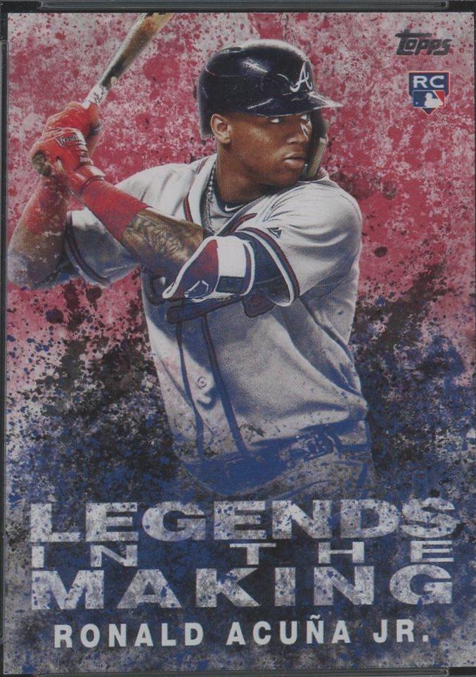 Ronald Acuna Jr. [Red] #LITM-1 Baseball Cards 2018 Topps Update Legends in the Making