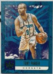 Tony Parker [Sapphire] #89 Basketball Cards 2018 Panini Court Kings