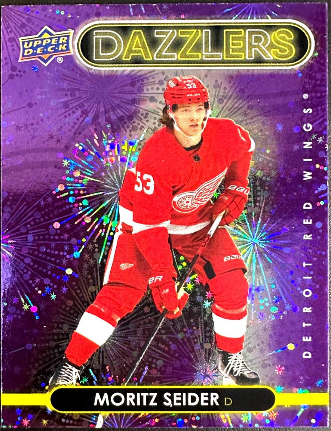 Moritz Seider [Purple] #DZ-67 Hockey Cards 2021 Upper Deck Dazzlers