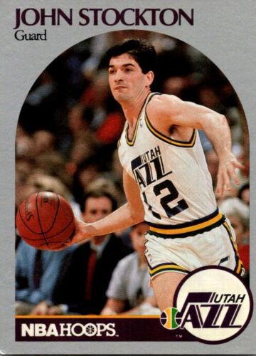 John Stockton #294 Basketball Cards 1990 Hoops