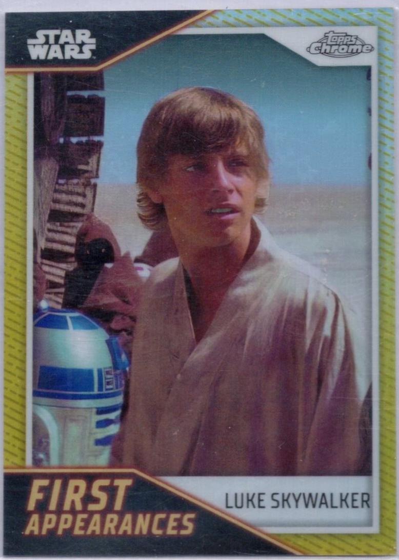 Luke Skywalker #FA-5 Star Wars 2023 Topps Chrome First Appearance