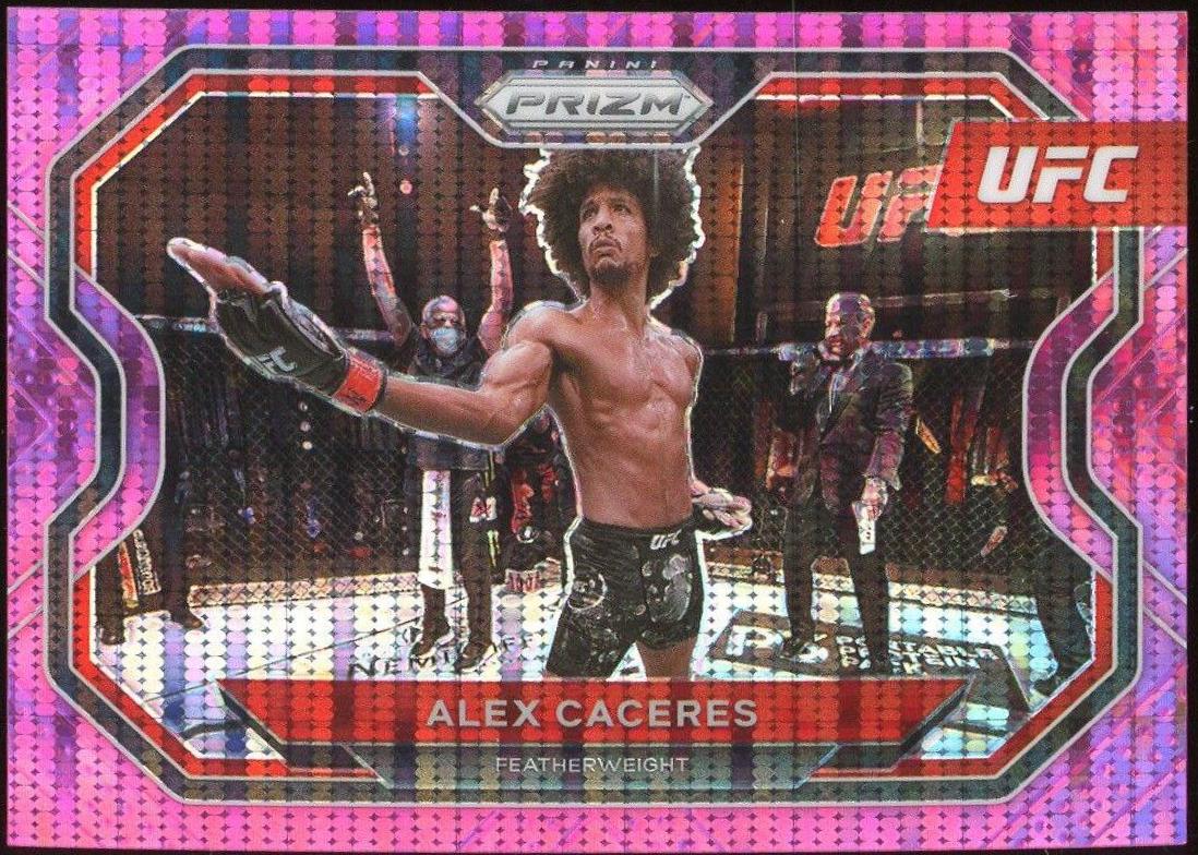 Alex Caceres [Pink Pulsar] #112 Ufc Cards 2021 Panini Prizm UFC