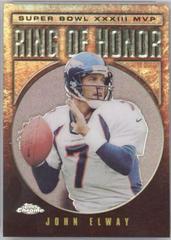 John Elway [Refractor] #JE33 Football Cards 2002 Topps Chrome Ring of Honor Prices