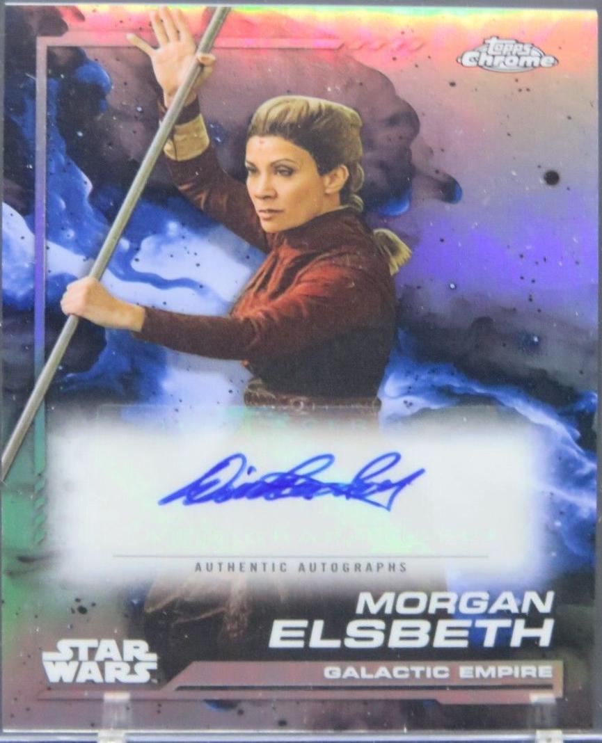 Diana Lee Inosanto as Morgan Elsbeth #AU-DI Star Wars 2024 Topps Chrome Autograph