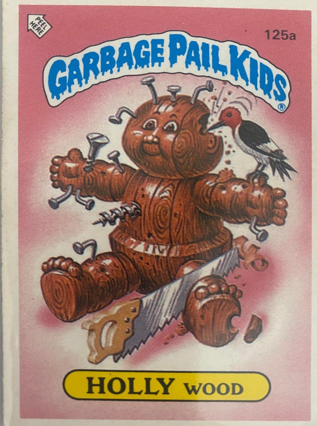 Holly Wood #125A Garbage Pail Kids 1986 Mini