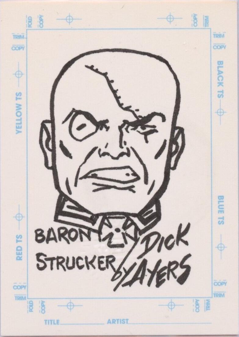 Dick Ayers #A4 Marvel 1998 The Silver Age Autograph