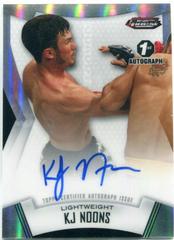 KJ Noons #AKN Ufc Cards 2012 Finest UFC Autographs Prices