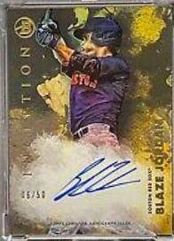 Blaze Jordan [Gold] #PA-BJ Baseball Cards 2021 Bowman Inception Autographs