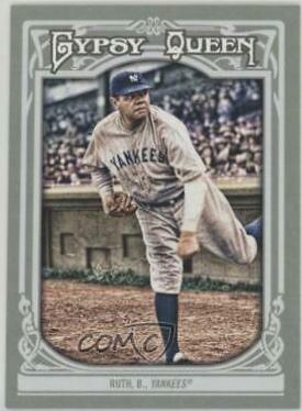 Babe Ruth #50 Baseball Cards 2013 Topps Gypsy Queen