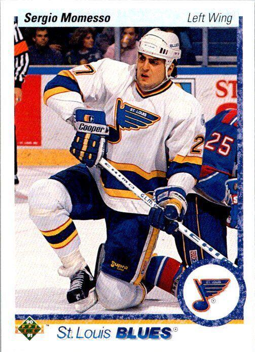 Sergio Momesso #19 Hockey Cards 1990 Upper Deck