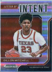 Dillon Mitchell #INT-DM Basketball Cards 2022 Panini Prizm Draft Picks Letter of Intent Prices