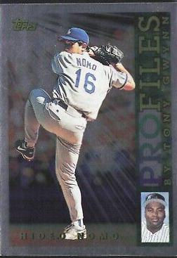 Hideo Nomo [Profiles by Tony Gwynn] #NL-18 Baseball Cards 1996 Topps Profiles