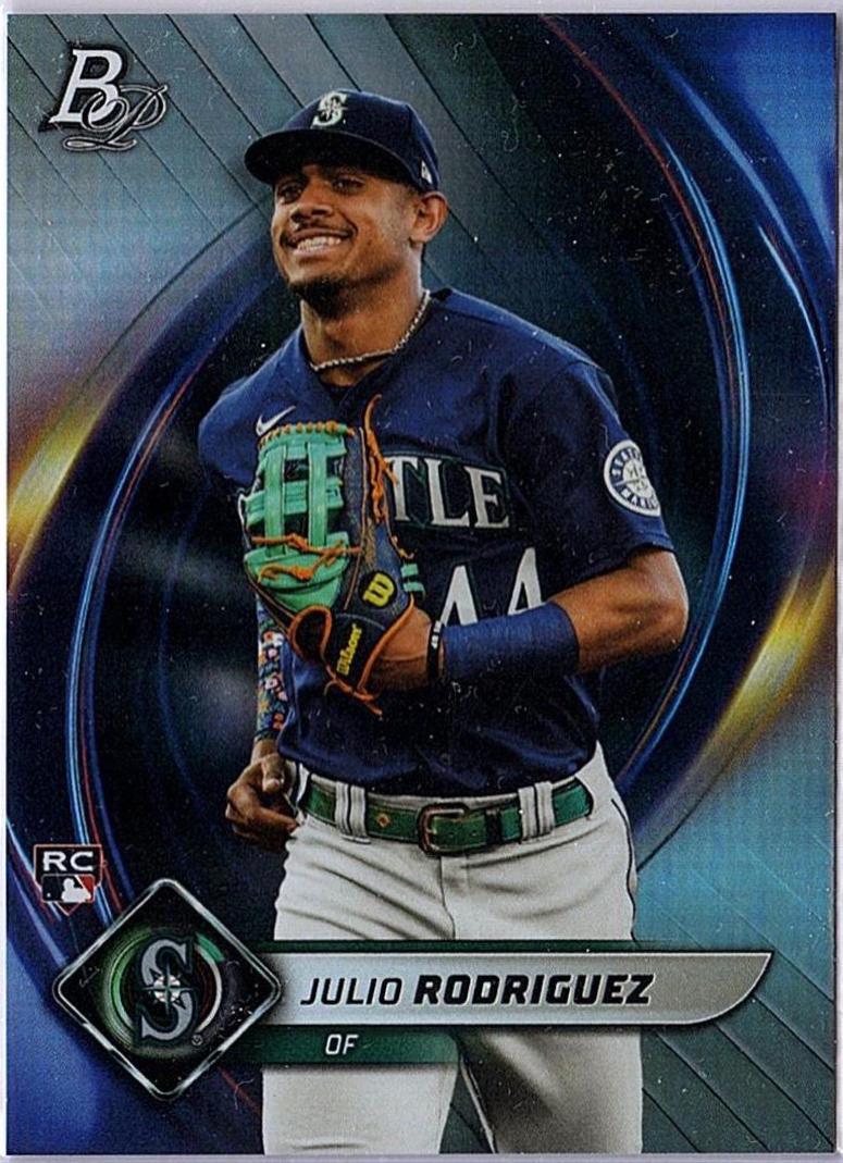 2022 Bowman Invicta #1 Seattle Mariners factory Julio Rodriguez ROY PSA 10