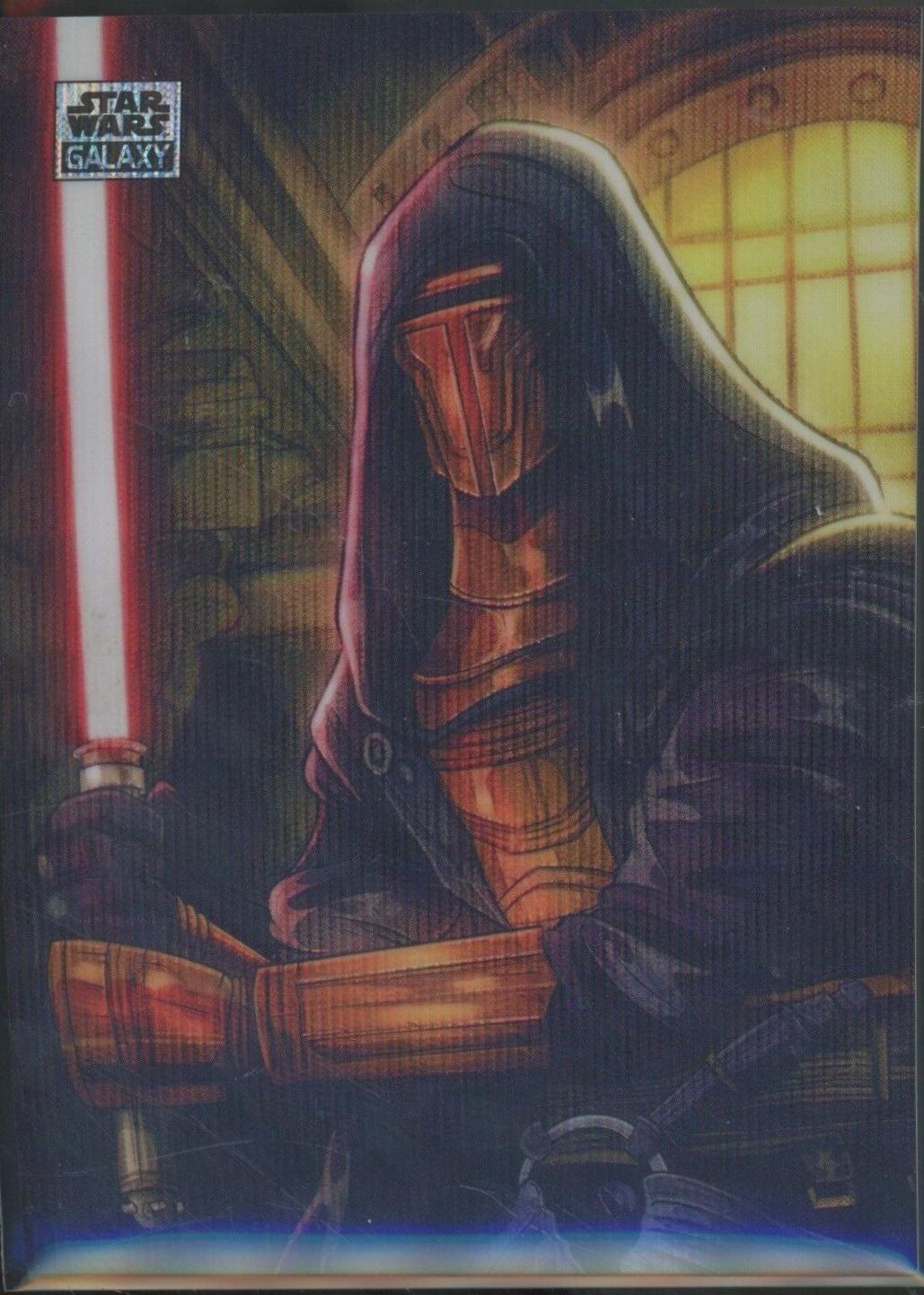 Darth Revan [Wave Refractor] #AS-10 Star Wars 2024 Topps Chrome Galaxy Art of the Sith