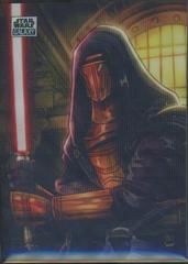 Darth Revan [Wave Refractor] #AS-10 Star Wars 2024 Topps Chrome Galaxy Art of the Sith Prices