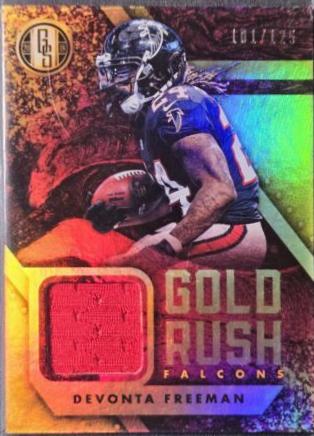 Devonta Freeman #GR-18 Football Cards 2018 Panini Gold Standard Rush