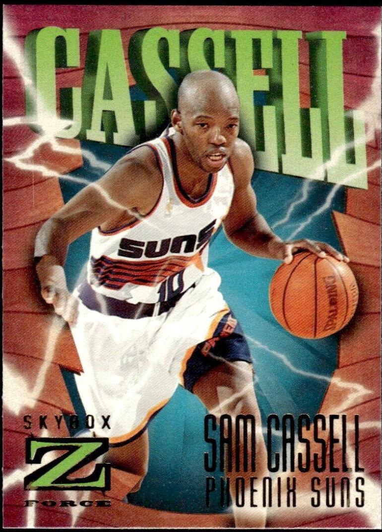 Sam Cassell #125 Basketball Cards 1996 Skybox Z Force