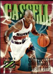 Sam Cassell #125 Basketball Cards 1996 Skybox Z Force Prices