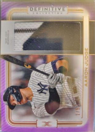 Aaron Judge #DJR-AJU Baseball Cards 2023 Topps Definitive Jumbo Relic Collection