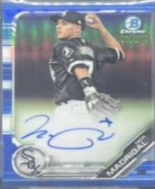 Noelvi Marte [Blue Refractor] #CPA-NM Baseball Cards 2019 Bowman Chrome Prospects Autographs