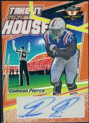 Dameon Pierce [Orange] #TH-DP2 Football Cards 2022 Leaf Valiant Autographs Take it to the House Prices