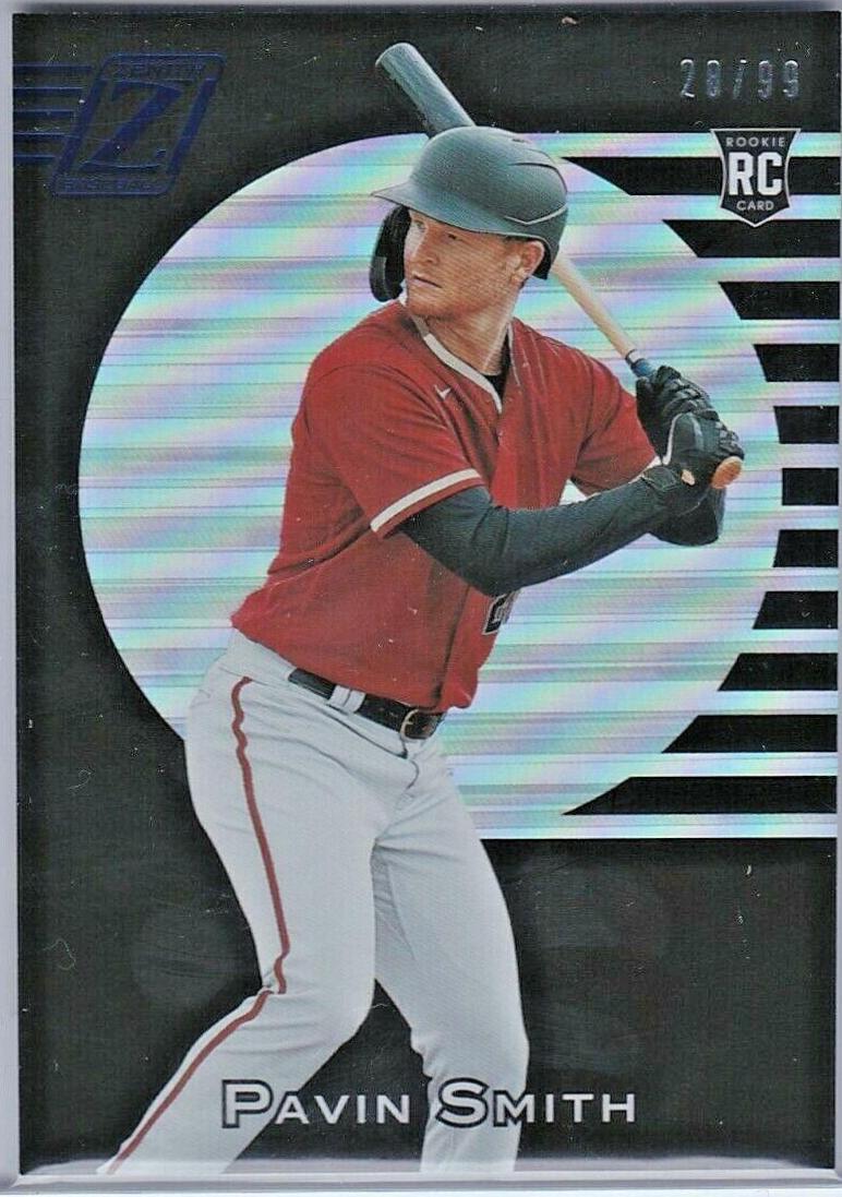 Pavin Smith [Blue] #15 Baseball Cards 2021 Panini Chronicles Zenith