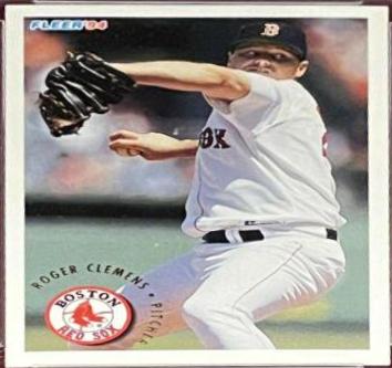 Roger Clemens #26 Baseball Cards 1994 Fleer