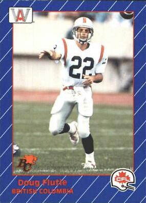 Doug Flutie #7 Football Cards 1991 All World CFL