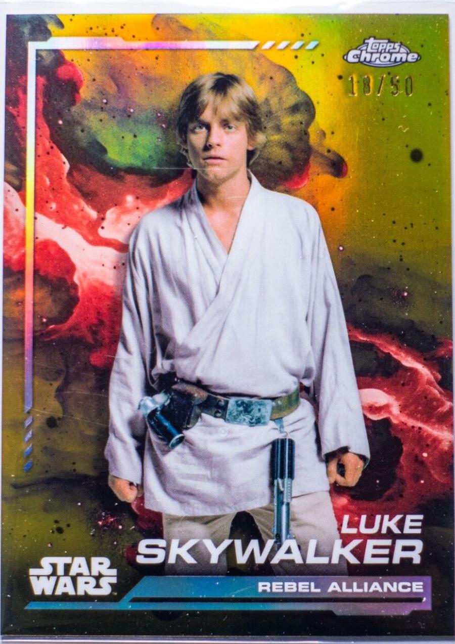 Luke Skywalker [Gold Refractor] #104 Star Wars 2024 Topps Chrome