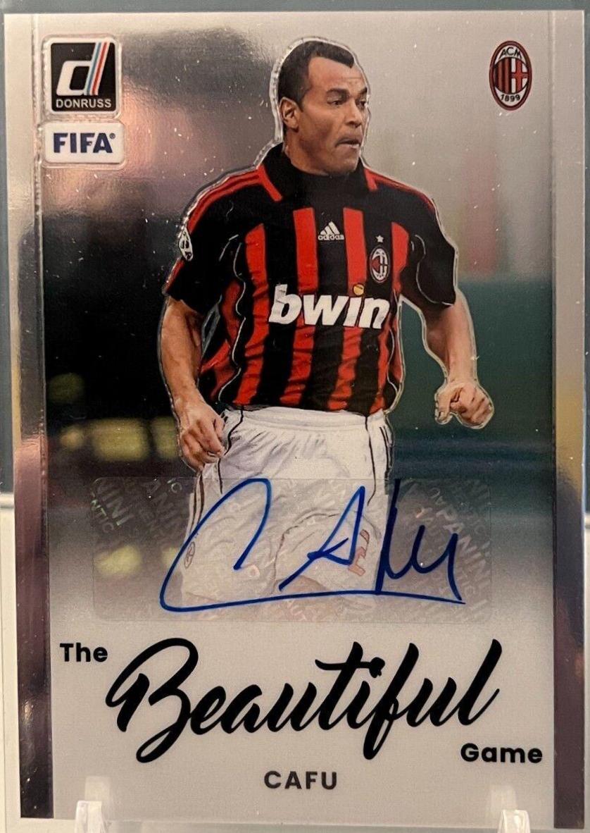 Cafu #BA-C Soccer Cards 2022 Panini Donruss Beautiful Game Autographs