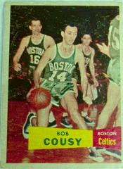 Bob Cousy #17 Basketball Cards 1957 Topps Prices