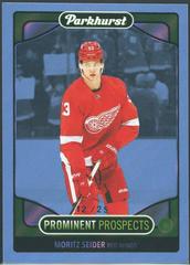 Moritz Seider [Blue] #PP14 Hockey Cards 2021 Parkhurst Prominent Prospects Prices