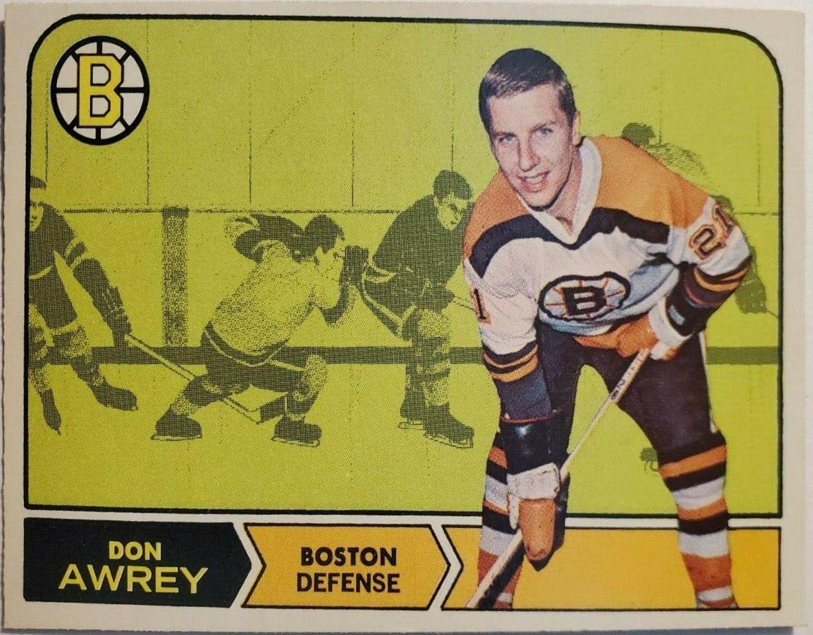 Don Awrey [Photo Skip Krake] #3 Prices | 1968 O-Pee-Chee | Hockey Cards