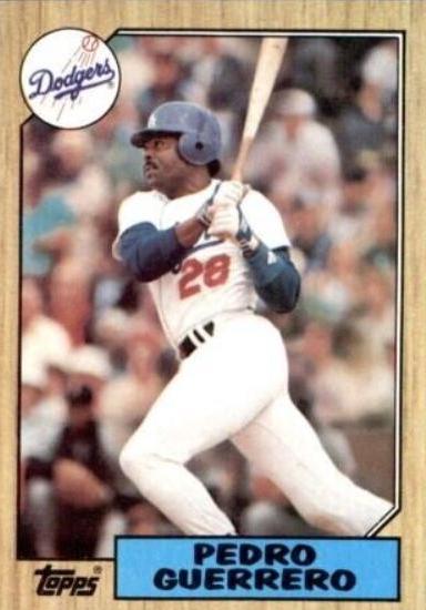 Pedro Guerrero #360 Prices | 1987 Topps | Baseball Cards