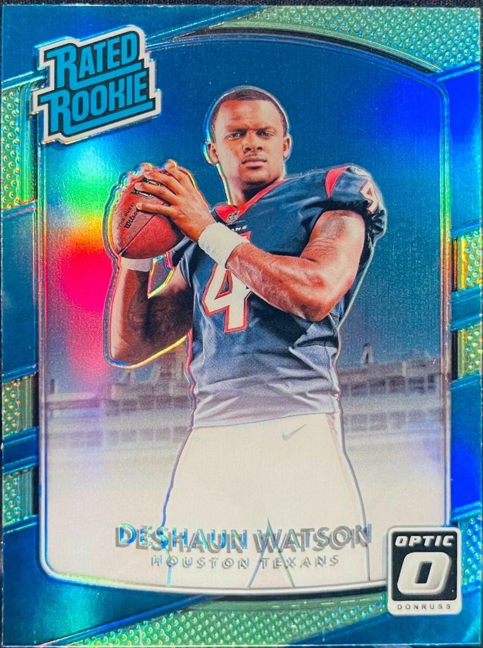 2017 Donruss hot Optic #195 Deshaun Watson RC PSA 9 Browns