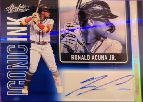 Panini hot absolute Ronald Acuna Jr autograph