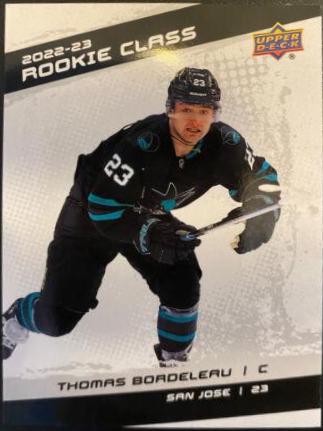 Thomas Bordeleau #RC-7 Hockey Cards 2022 Upper Deck Rookie Class