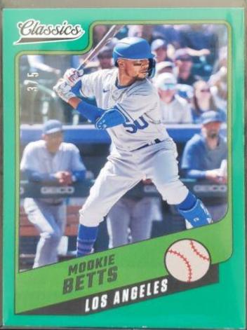 Mookie Betts [Green] #25 Baseball Cards 2022 Panini Chronicles Classics