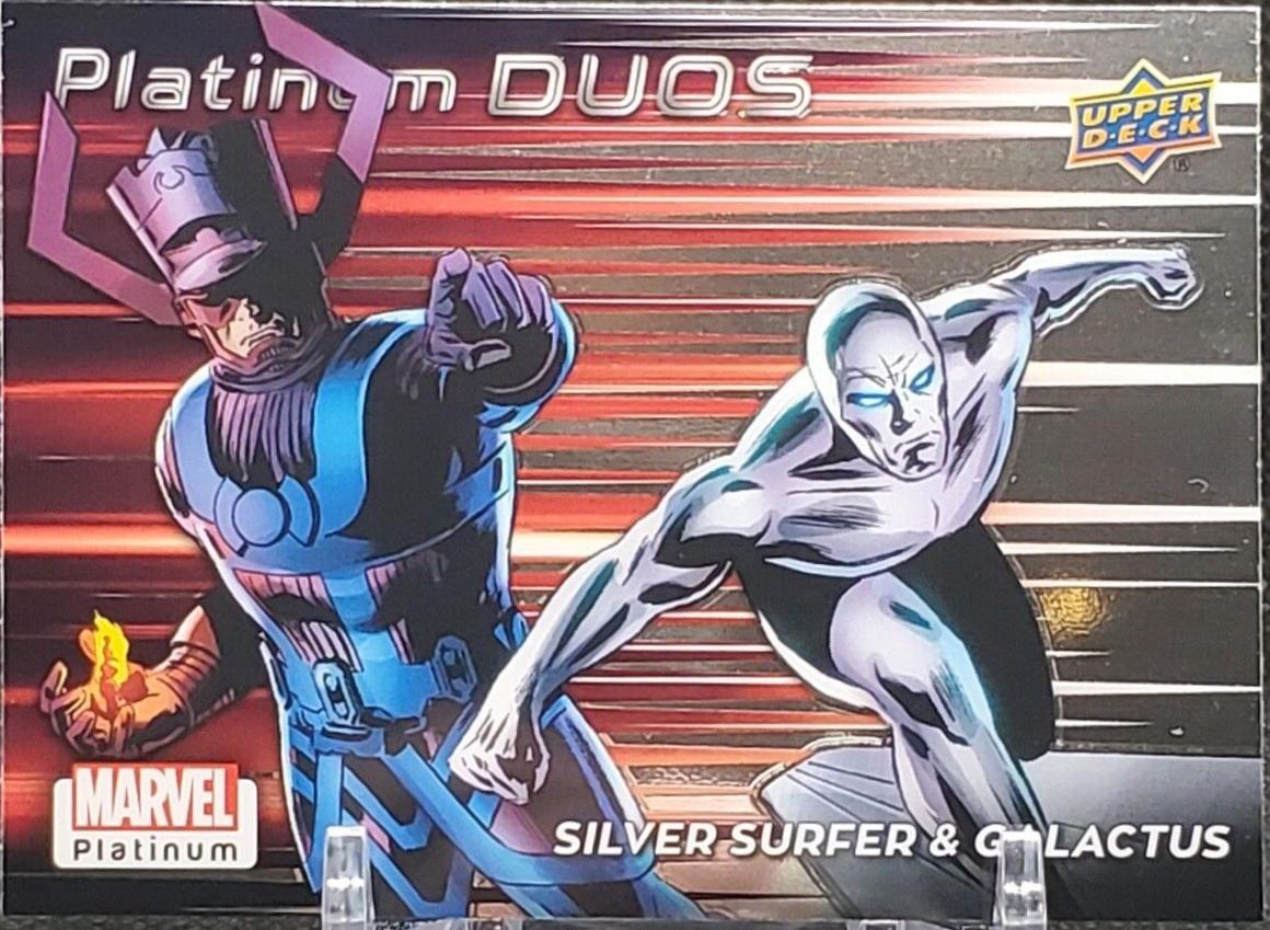 Silver Surfer / Galactus #PD6 Marvel 2023 Upper Deck Platinum Duos