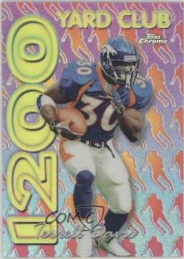 Terrell Davis [Refractor] #AE10 Football Cards 1999 Topps Chrome All Etch