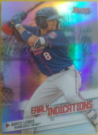 Royce Lewis #EI-30 Baseball Cards 2018 Bowman's Best Early Indications