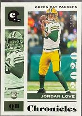 Jordan Love [Black] #38 Football Cards 2020 Panini Chronicles Prices